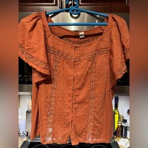 Old Navy Terracotta Blouse